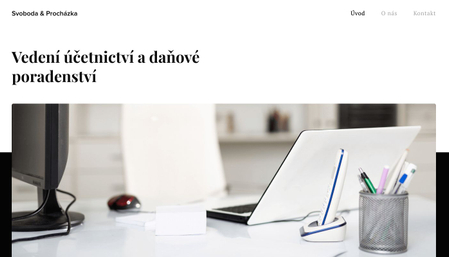 Šablona: Účetní kancelář