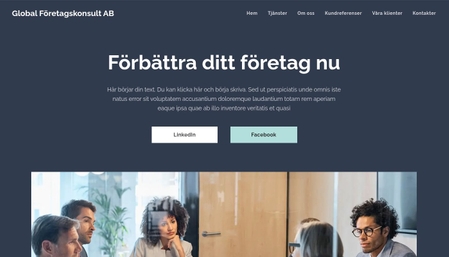 Mall för affärsverksamhet