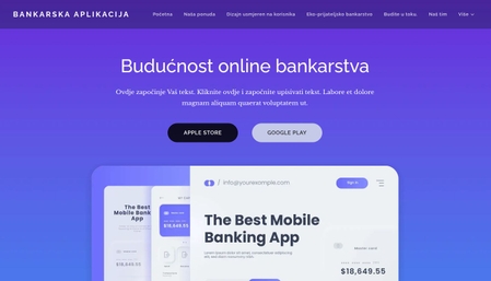 Predložak: Bankarska aplikacija