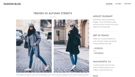 Website template