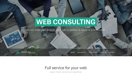 Web Consulting Website Template